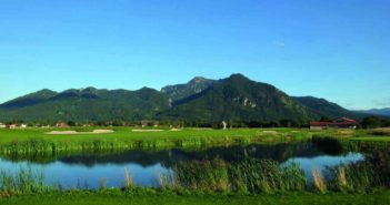 Ausblick aus dem Golf Resort Achental