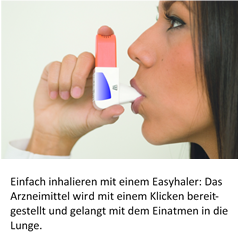 Einfach inhalieren mit einem Easyhaler