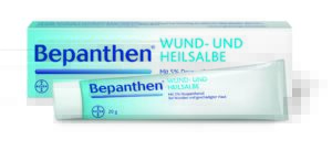 Bepanthen Bild von Tube und Verpackung