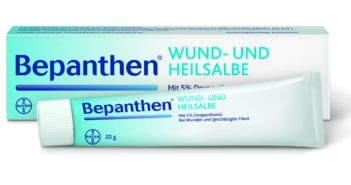 Bepanthen Bild von Tube und Verpackung