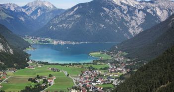 Schöner Blick auf den Achensee in Tirol