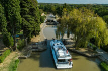Schleuse voraus am Canal du Midi, Frankreich © Holger Leue/Le Boat