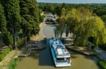 Schleuse voraus am Canal du Midi, Frankreich © Holger Leue/Le Boat